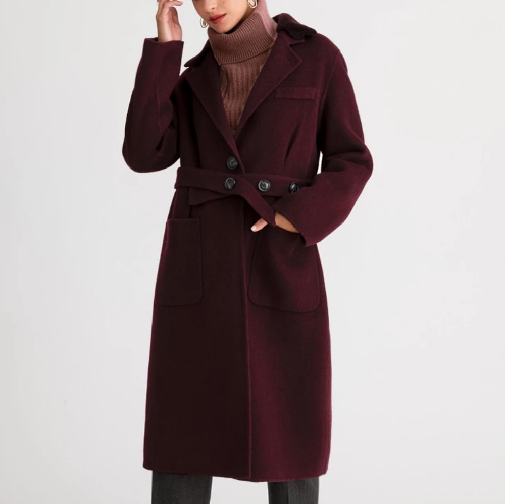 NWT Cashmere Wool Coat - Petite Studios Gigi Coat